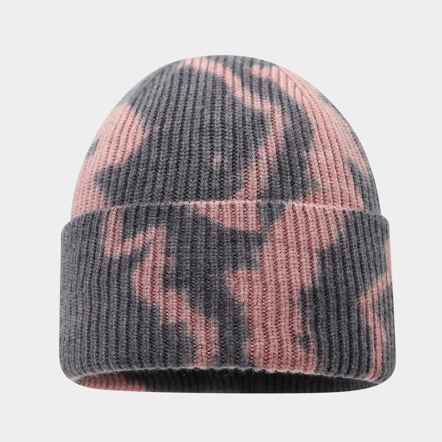Tie-Dye Knit Beanie: Boho Winter Hat for Cozy Style