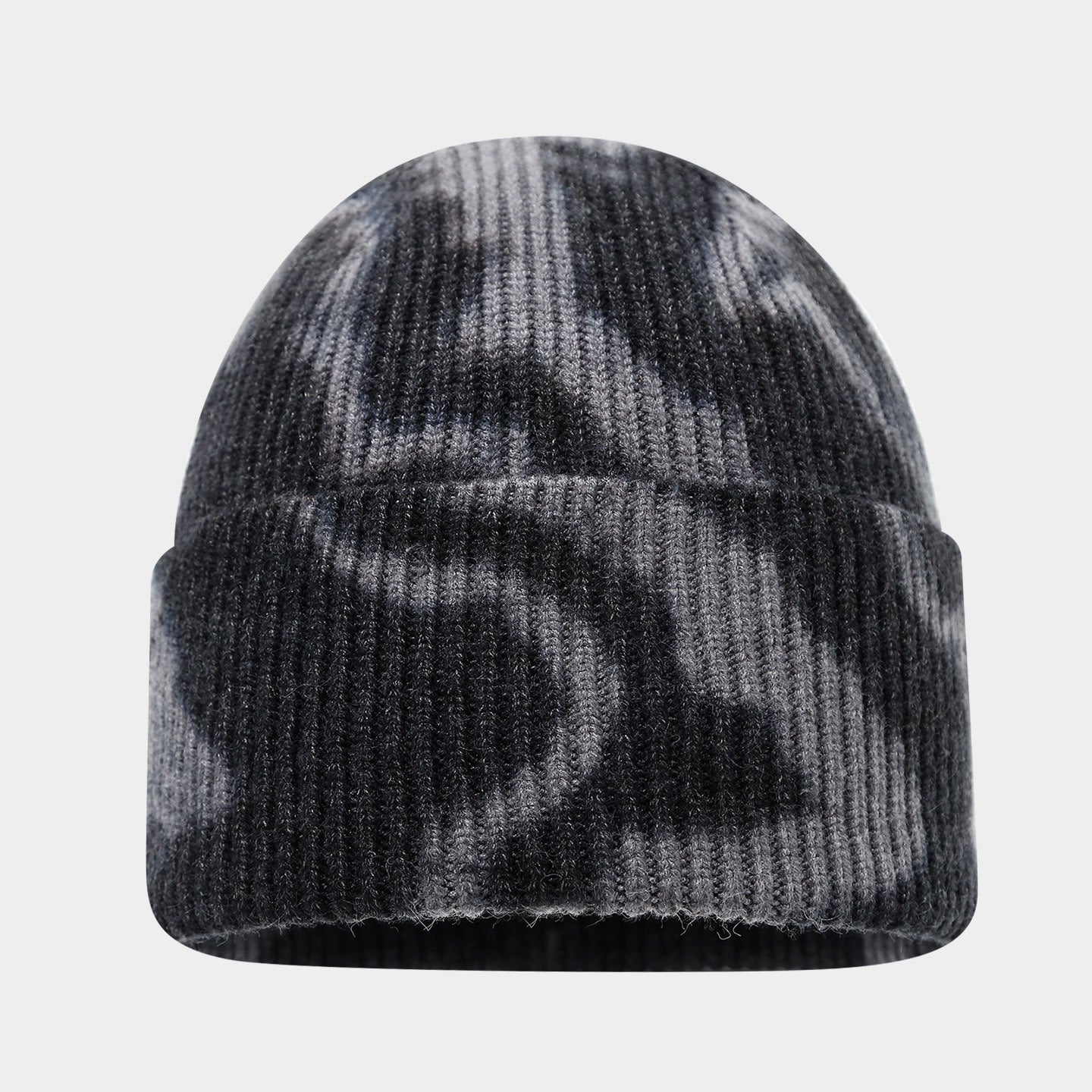 Tie-Dye Knit Beanie: Boho Winter Hat for Cozy Style