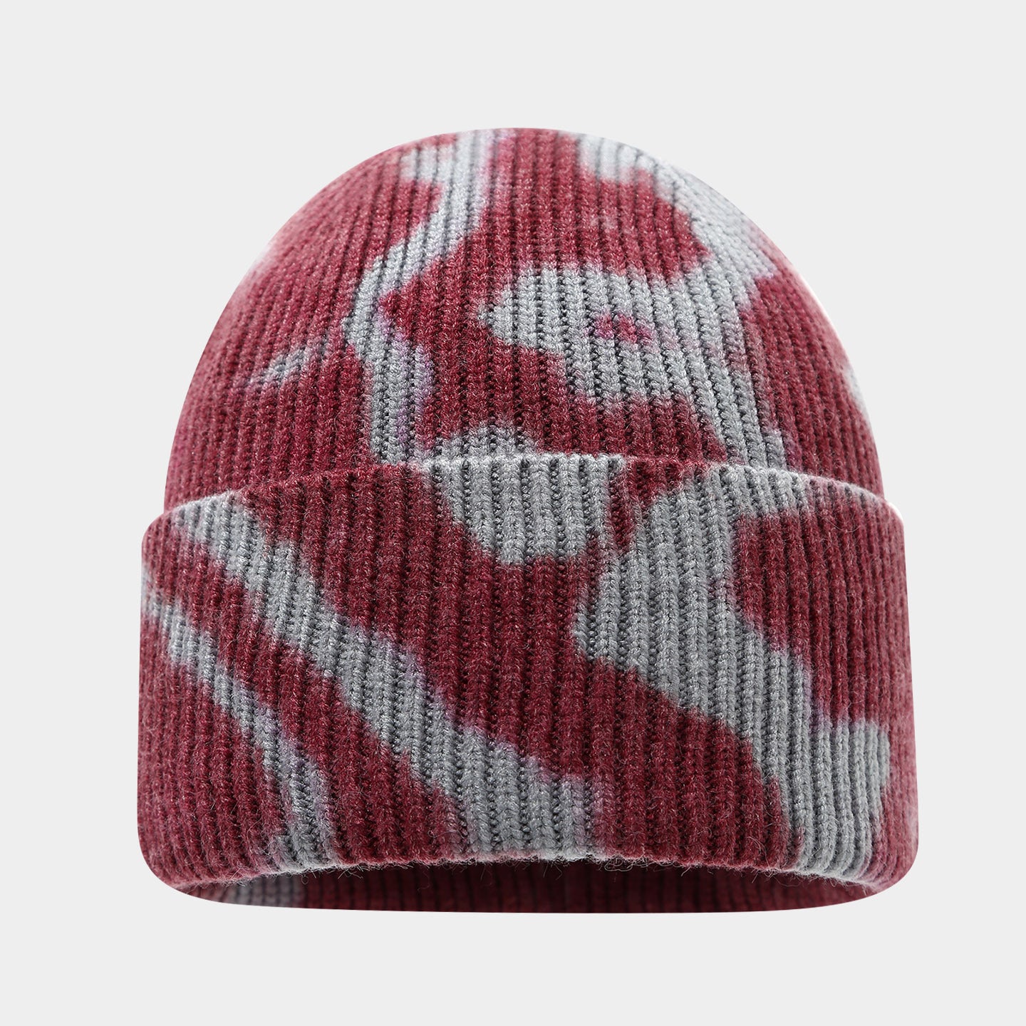 Tie-Dye Knit Beanie: Boho Winter Hat for Cozy Style