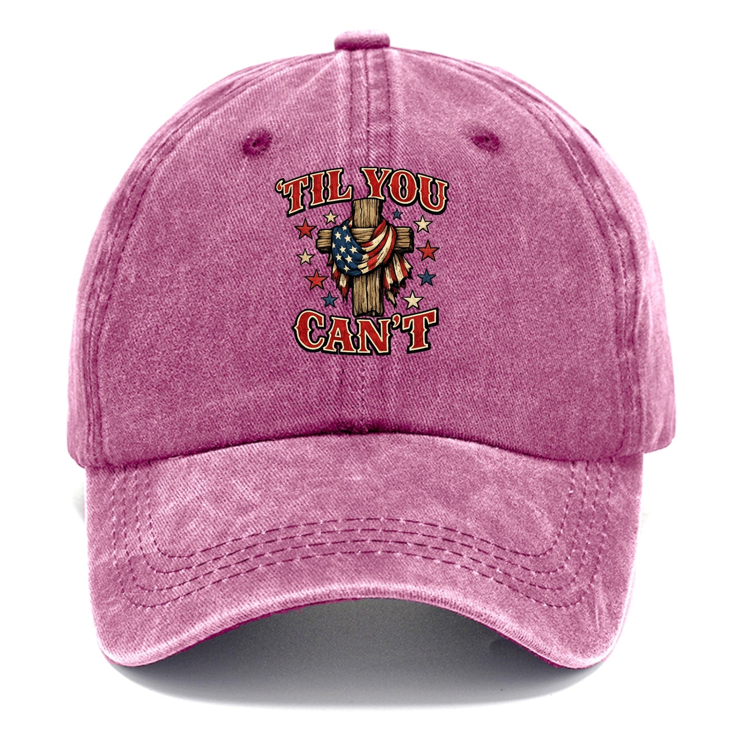 Til You Cant - Flag Cross - Classic Cap
