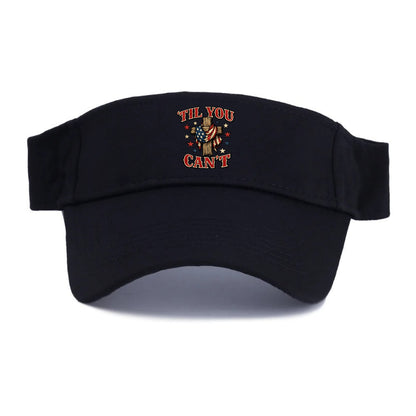 Til You Cant - Flag Cross - Visor