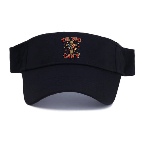 Til You Cant - Flag Cross - Visor