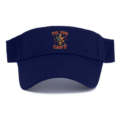 Til You Cant - Flag Cross - Visor