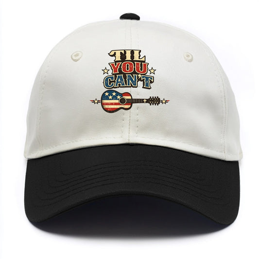 Til You Cant - Flag Guitar - Two Tone Cap