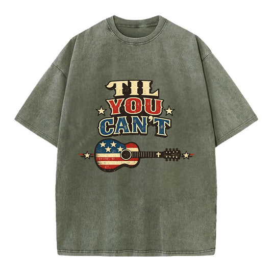 Til You Cant - Flag Guitar - Vintage T-shirt