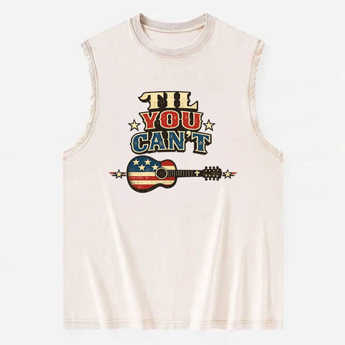 Til You Cant - Flag Guitar - Vintage Washed Tank