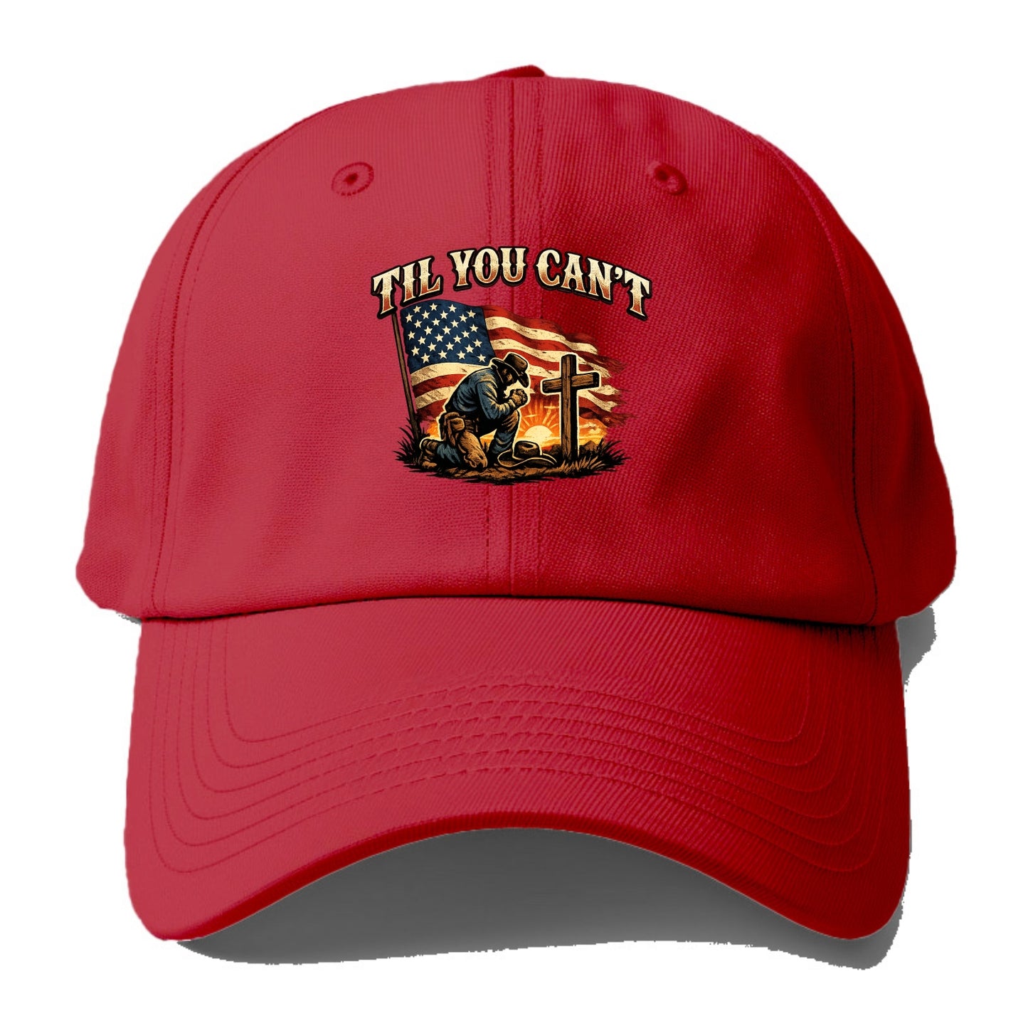 Til You Cant - Praying Cowboy - Baseball Cap