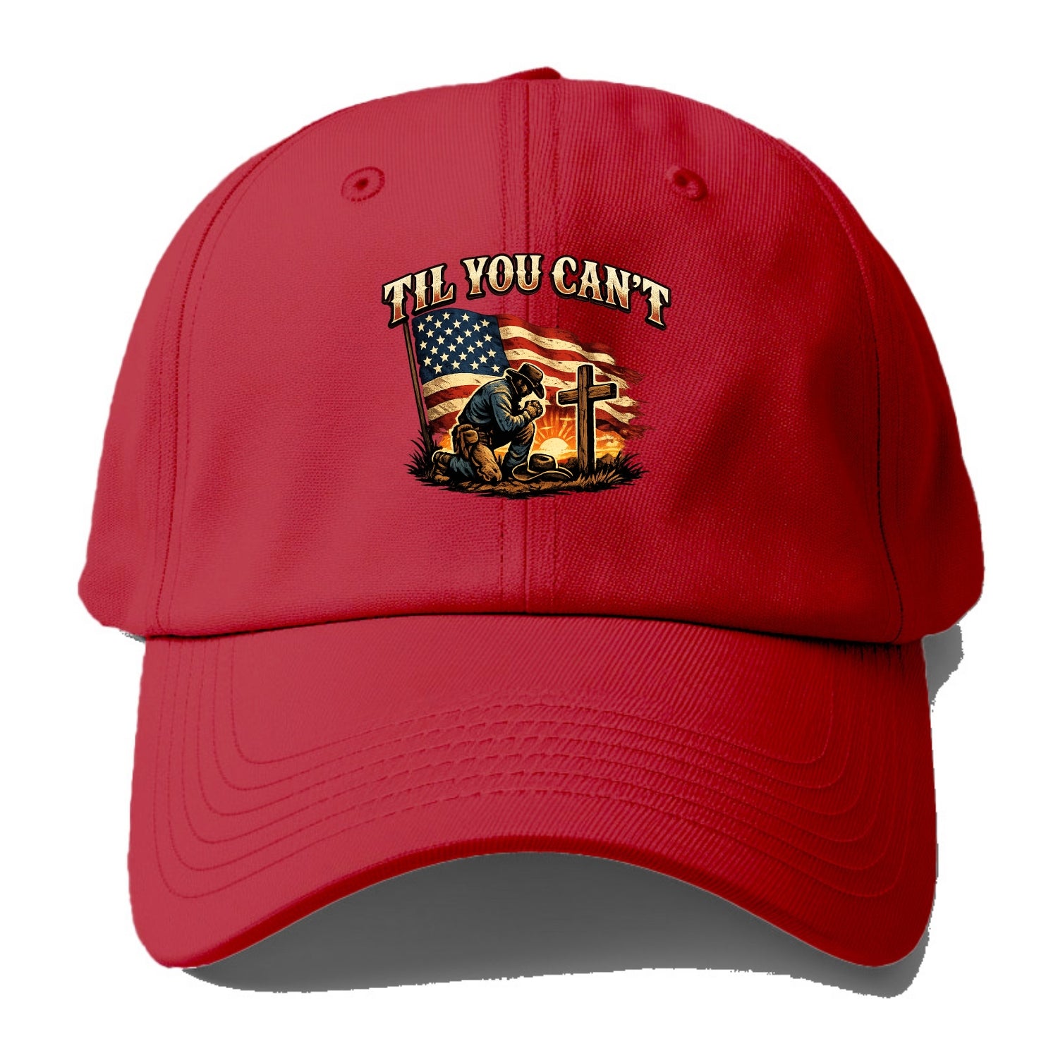 Til You Cant - Praying Cowboy - Baseball Cap