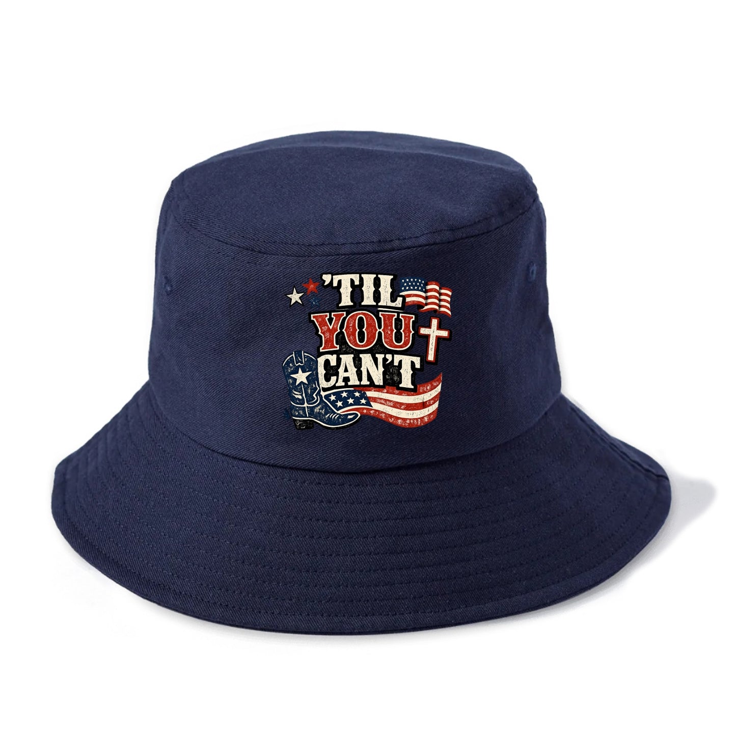 Til You Cant - Patriot Cross - Bucket Hat