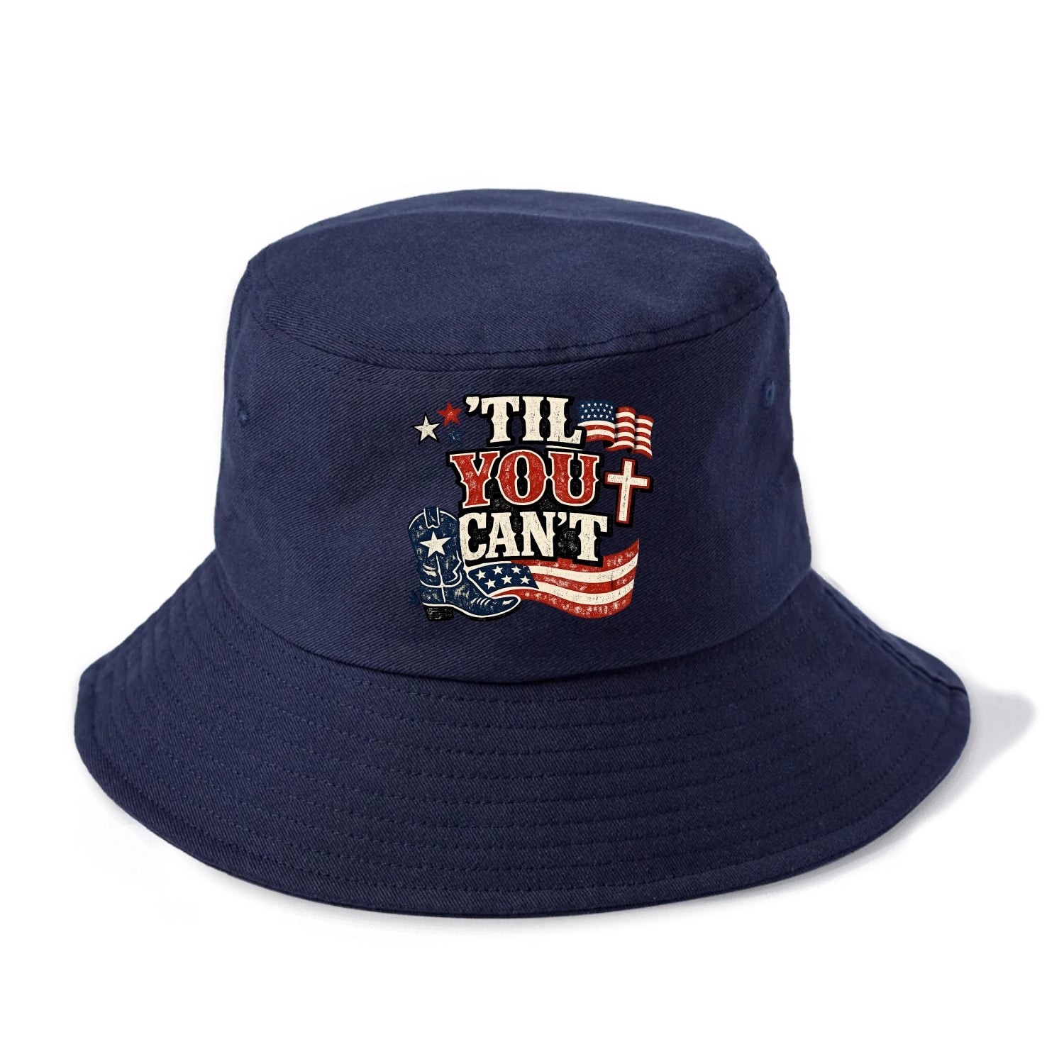 Til You Cant - Patriot Cross - Bucket Hat