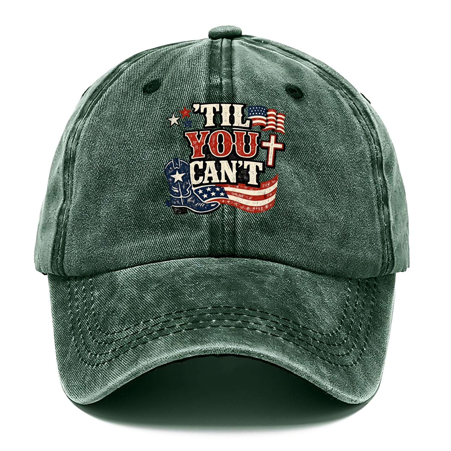 Til You Cant - Patriot Cross - Classic Cap