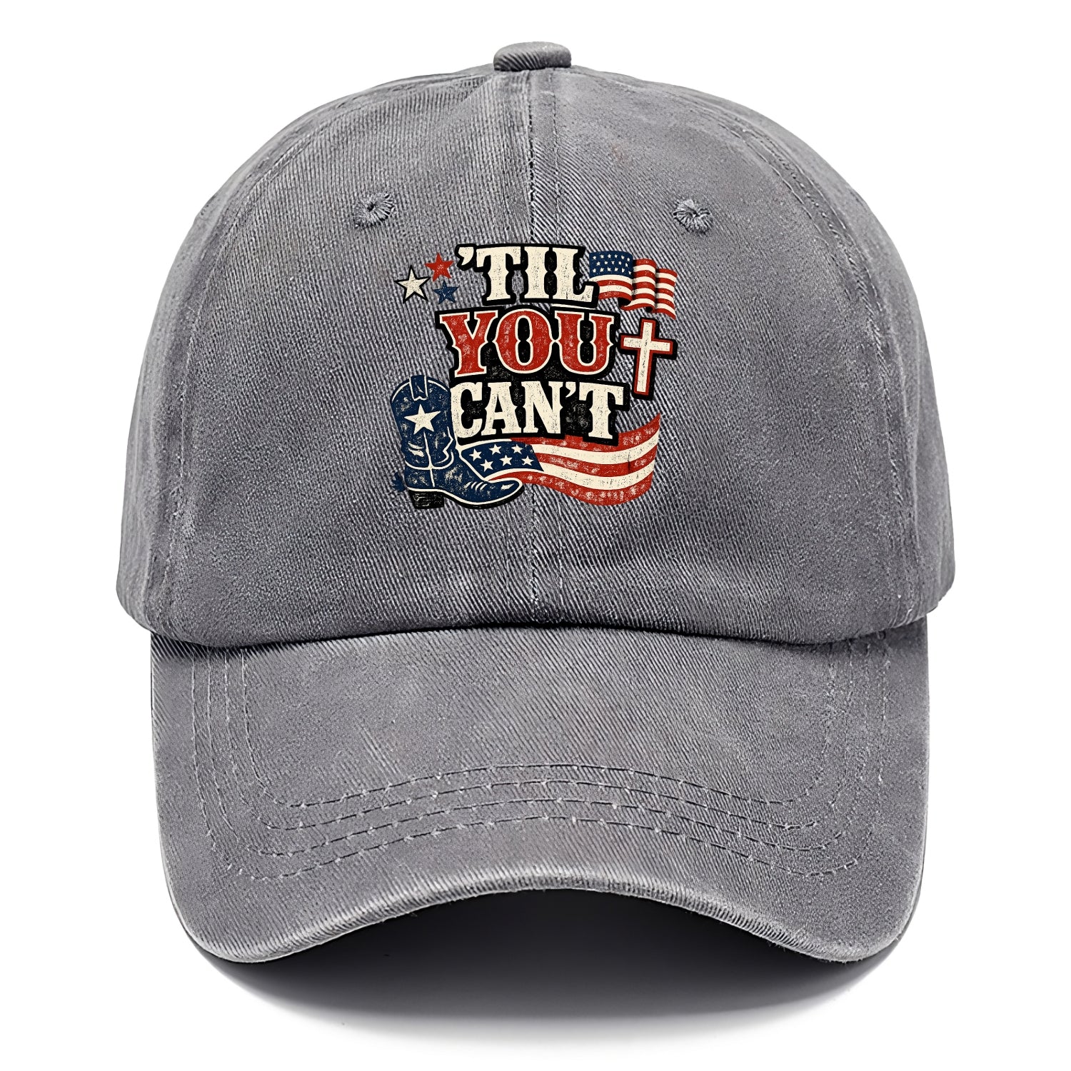 Til You Cant - Patriot Cross - Classic Cap