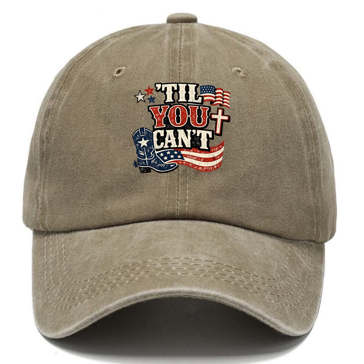 Til You Cant - Patriot Cross - Classic Cap