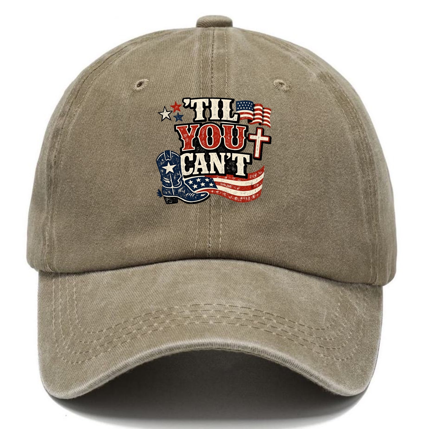 Til You Cant - Patriot Cross - Classic Cap