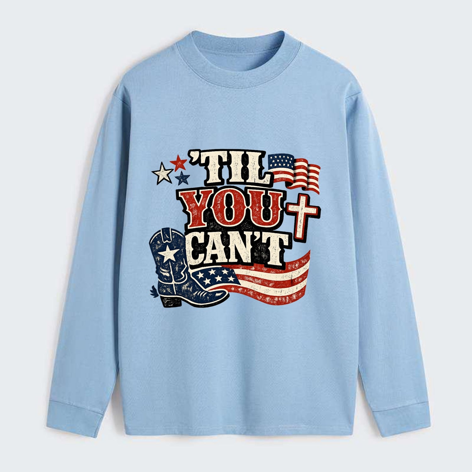 Til You Cant - Patriot Cross - Classic Long Sleeve Shirt