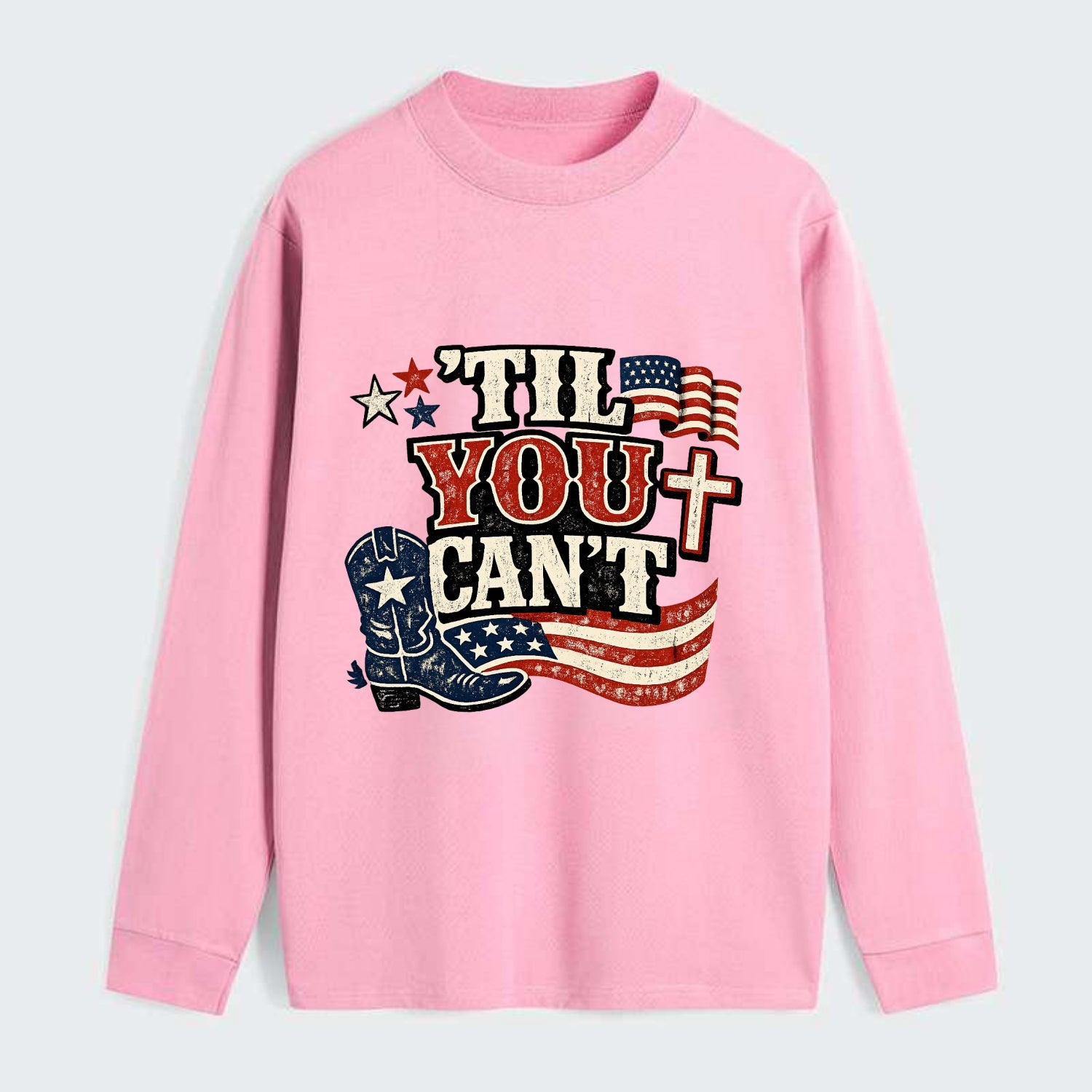 Til You Cant - Patriot Cross - Classic Long Sleeve Shirt