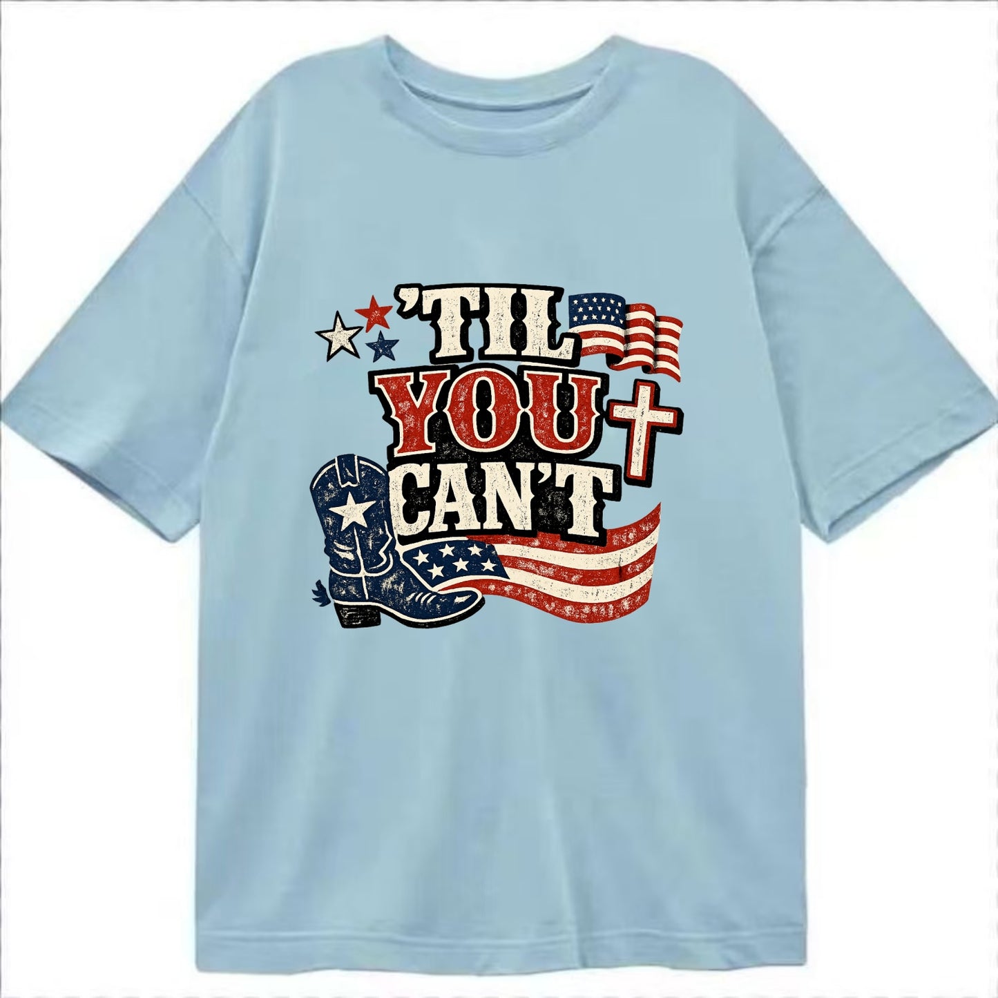 Til You Cant - Patriot Cross - Classic T-shirt