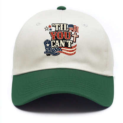 Til You Cant - Patriot Cross - Two Tone Cap