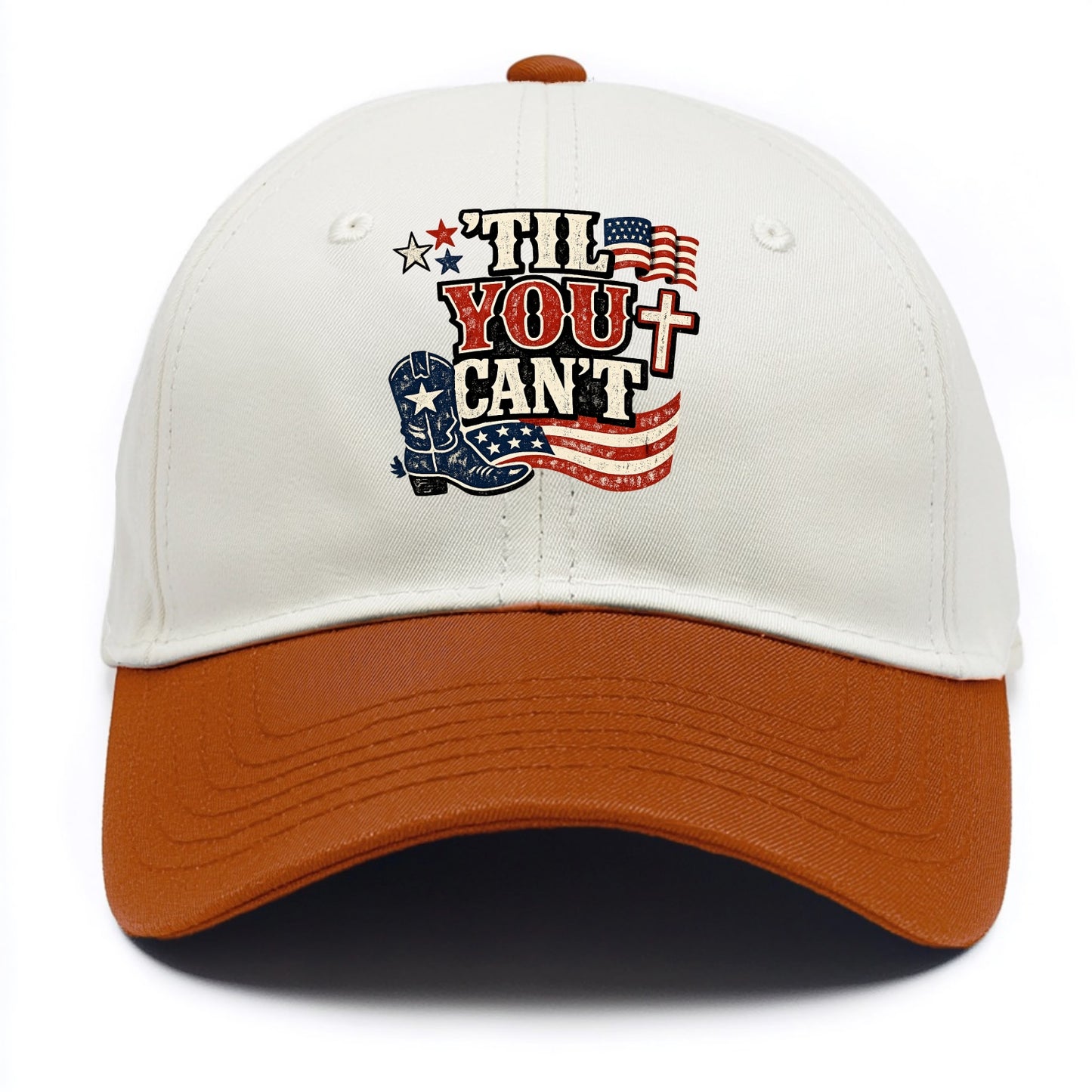 Til You Cant - Patriot Cross - Two Tone Cap