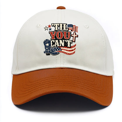 Til You Cant - Patriot Cross - Two Tone Cap
