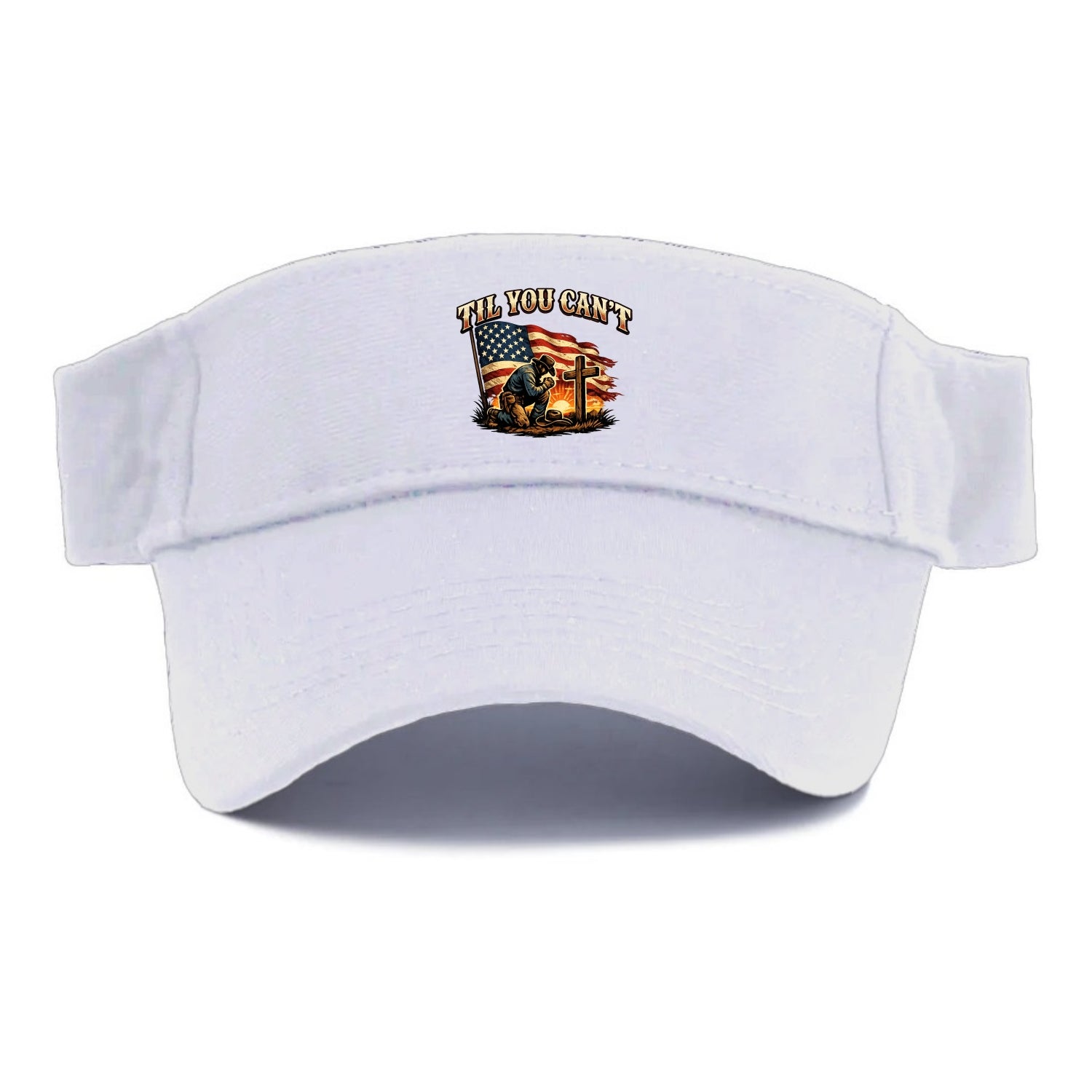 Til You Cant - Praying Cowboy - Visor