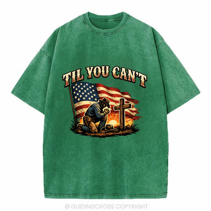 Til You Cant - Praying Cowboy - Vintage T-shirt