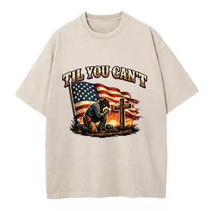 Til You Cant - Praying Cowboy - Vintage T-shirt