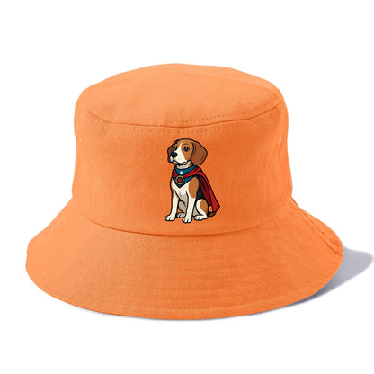 Beagle Patriotic Hero  - Bucket Hat - Terracotta Clay(Orange)