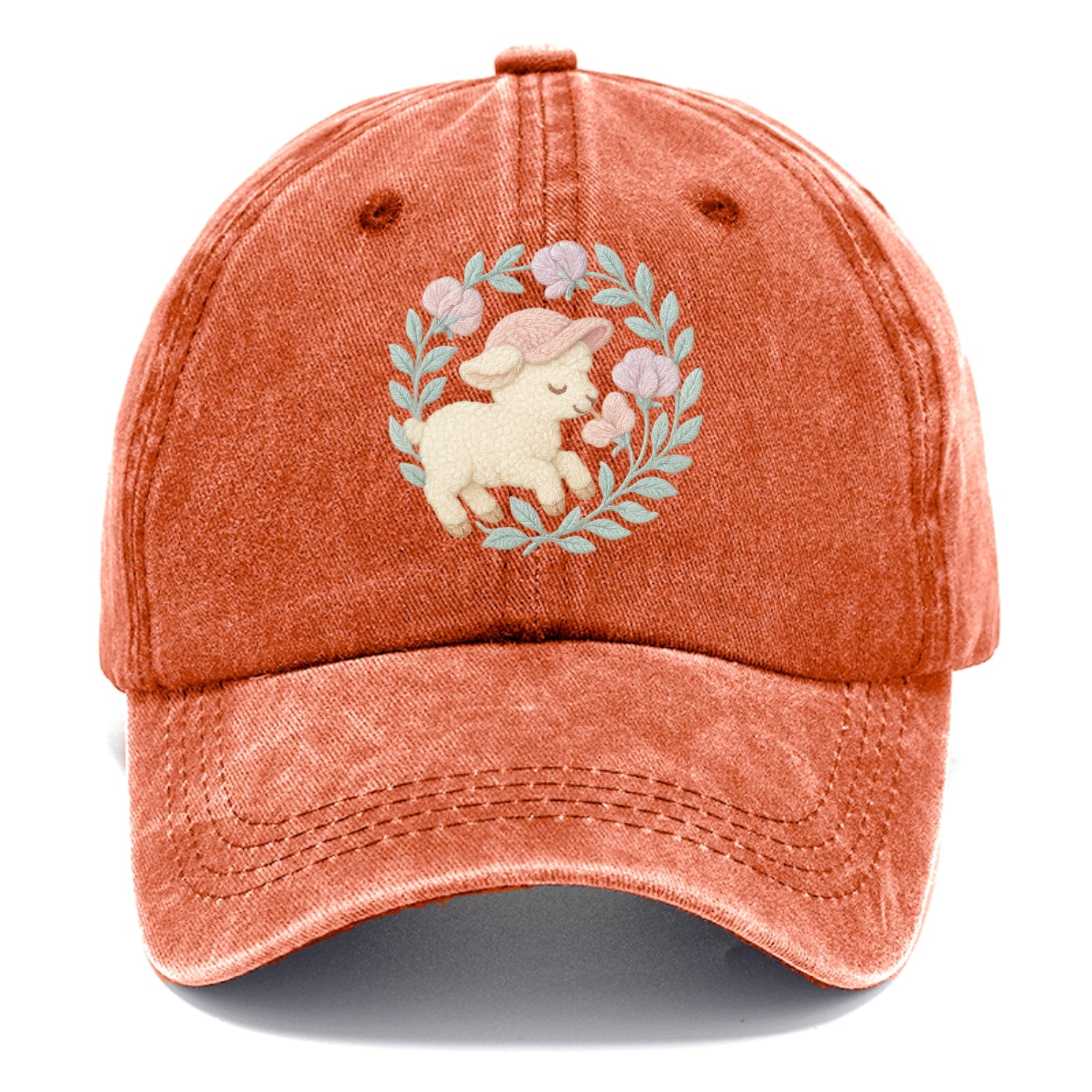 Lamb Sweet Peas  - Classic Cap - Terracotta Clay(Orange)