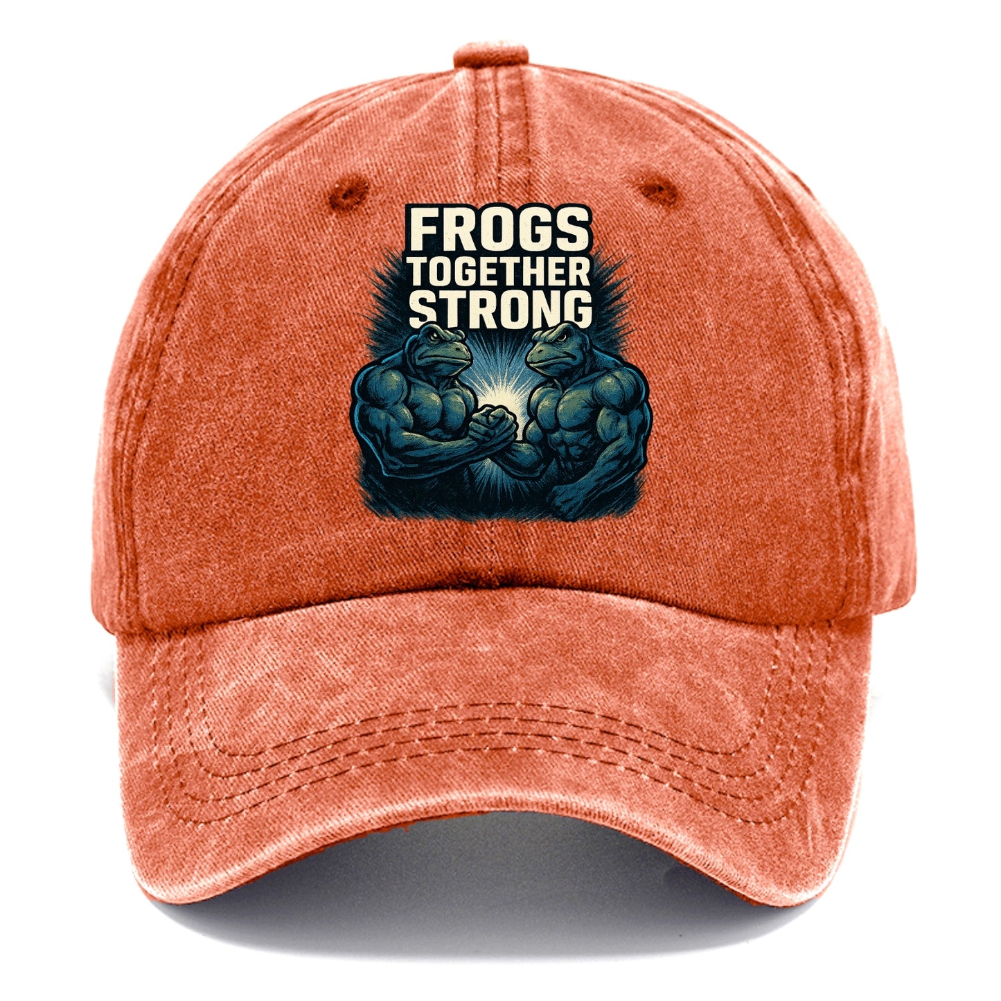 Frogs Together Strong 4 - Classic Cap - Terracotta Clay(Orange)