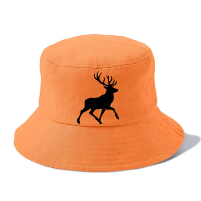 Deer with majestic antlers - Bucket Hat - Terracotta Clay(Orange)