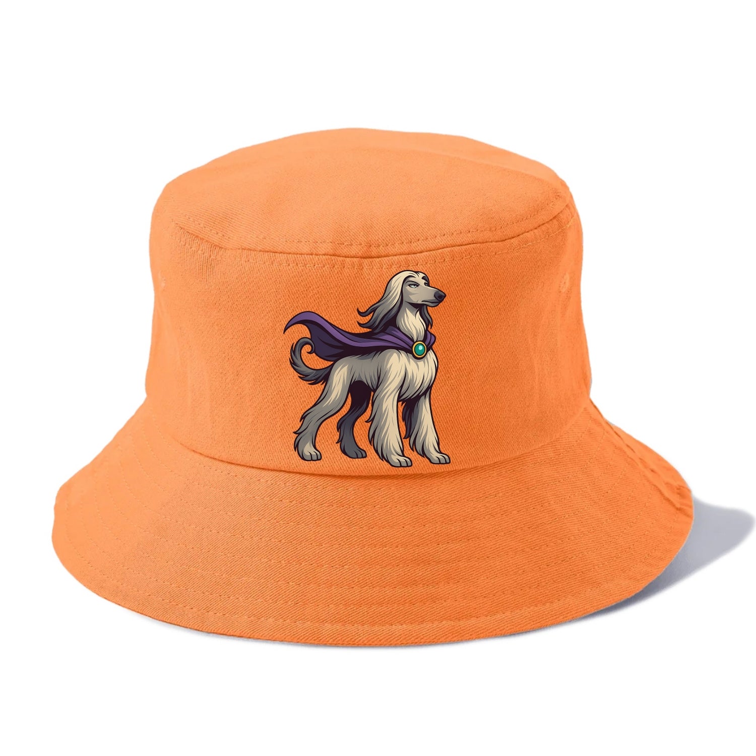 Afghan Hound Mystic Hero  - Bucket Hat - Terracotta Clay(Orange)