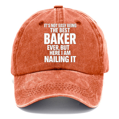 It's not easy being the best BAKER ever, but here I am nailing it - Classic Cap - Terracotta Clay(Orange)
