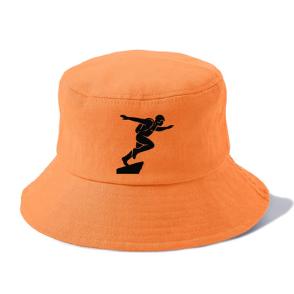 Base jumper launching off - Bucket Hat - Terracotta Clay(Orange)