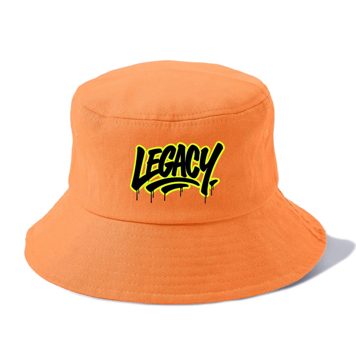 Bold typography design - "LEGACY" - what you leave behind, lasting impact - Bucket Hat - Terracotta Clay(Orange)