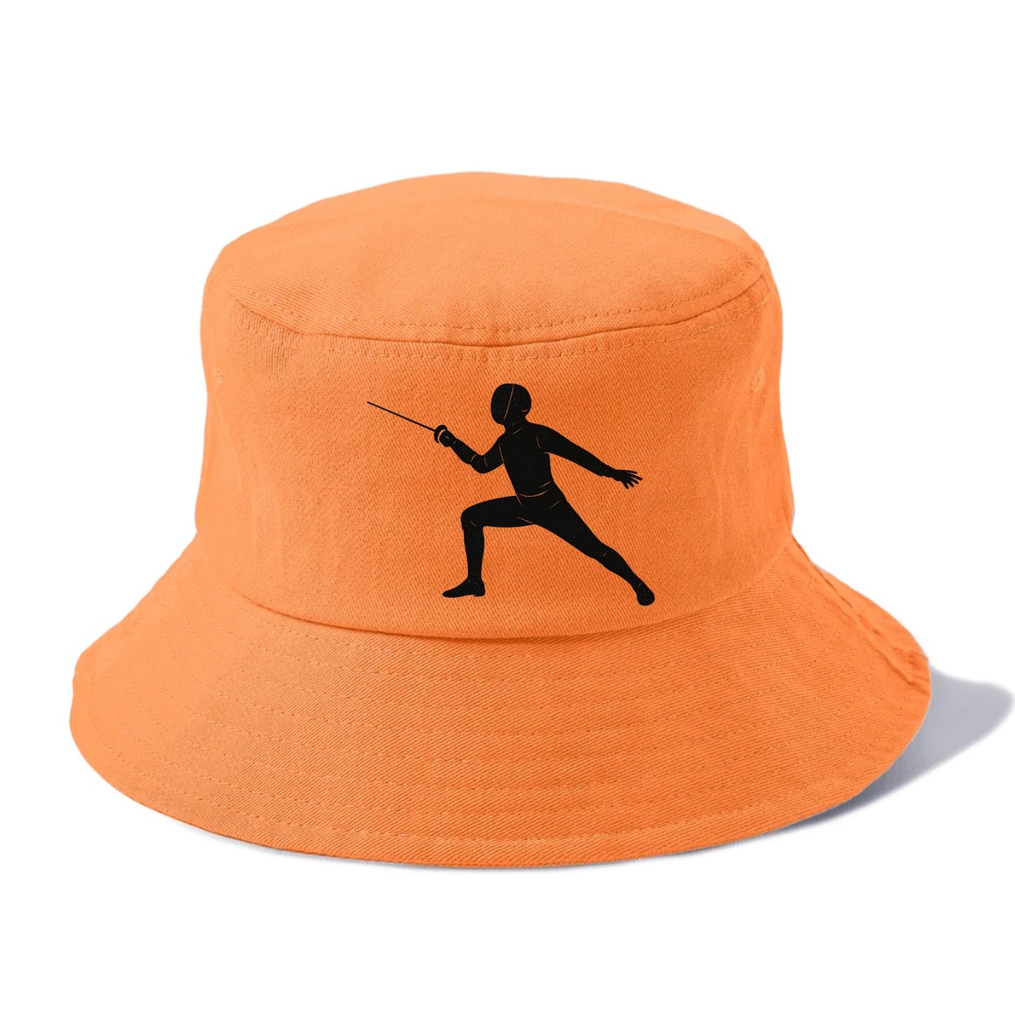 Fencer in lunge position - Bucket Hat - Terracotta Clay(Orange)