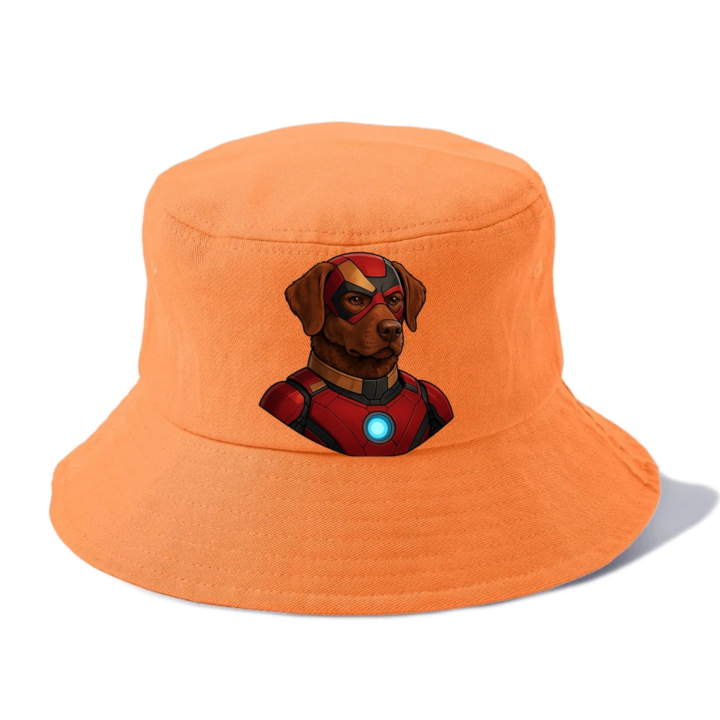 Chesapeake Bay Retriever Loyal Hero  - Bucket Hat - Terracotta Clay(Orange)
