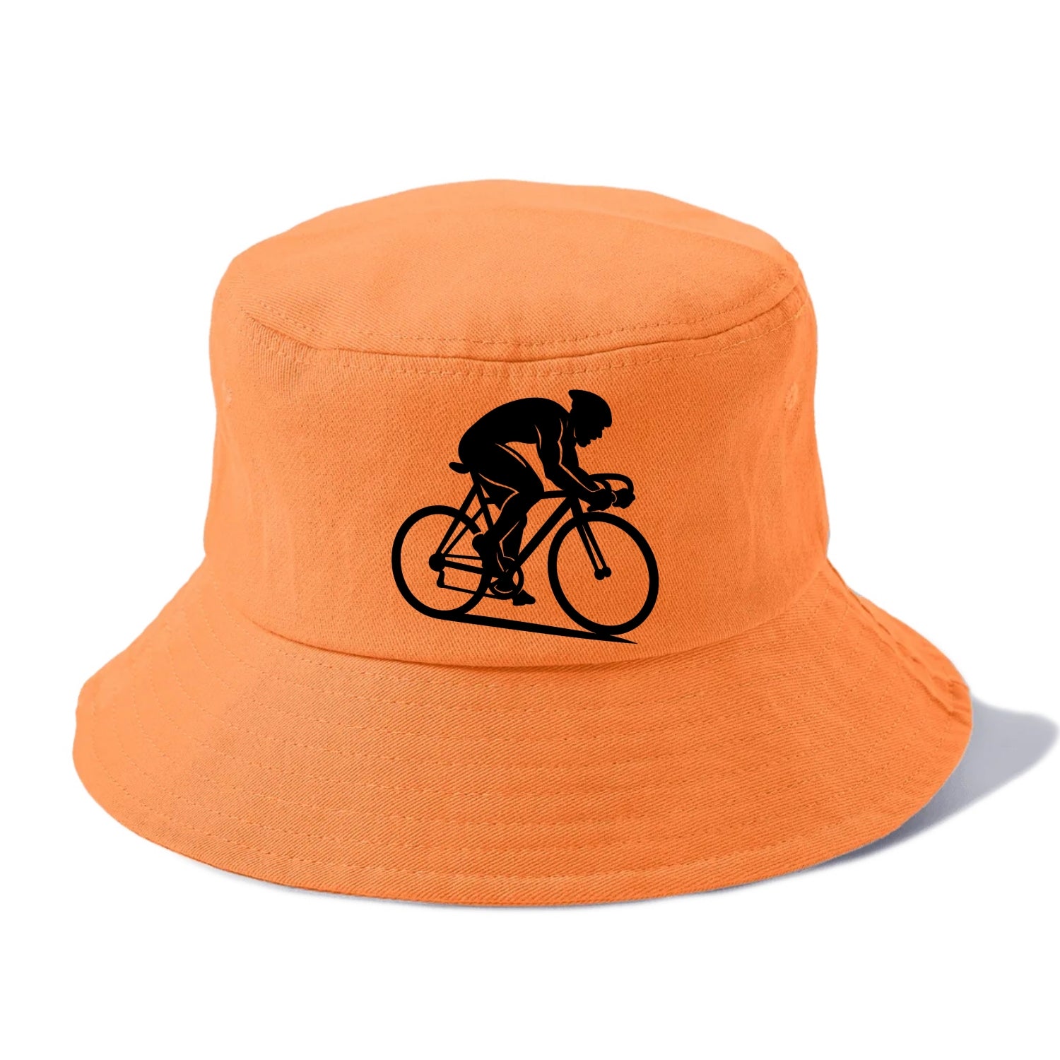 Sprint cyclist racing stance - Bucket Hat - Terracotta Clay(Orange)
