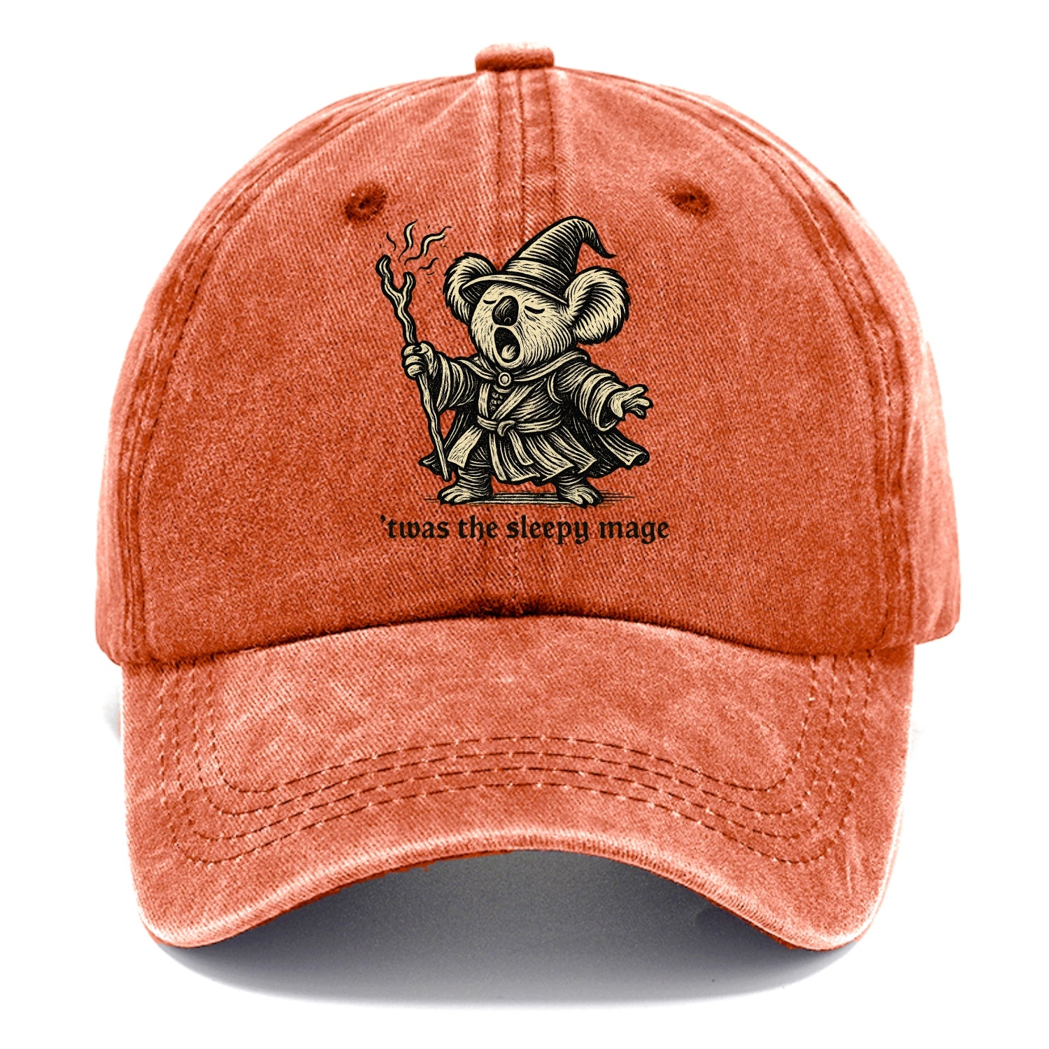 Koala Sleepy Mage  - Classic Cap - Terracotta Clay(Orange)