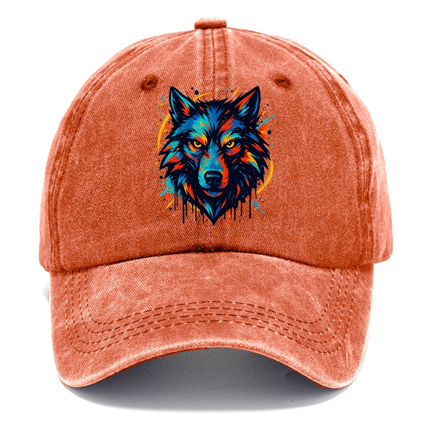 Alpha Wolf Leader  - Classic Cap - Terracotta Clay(Orange)