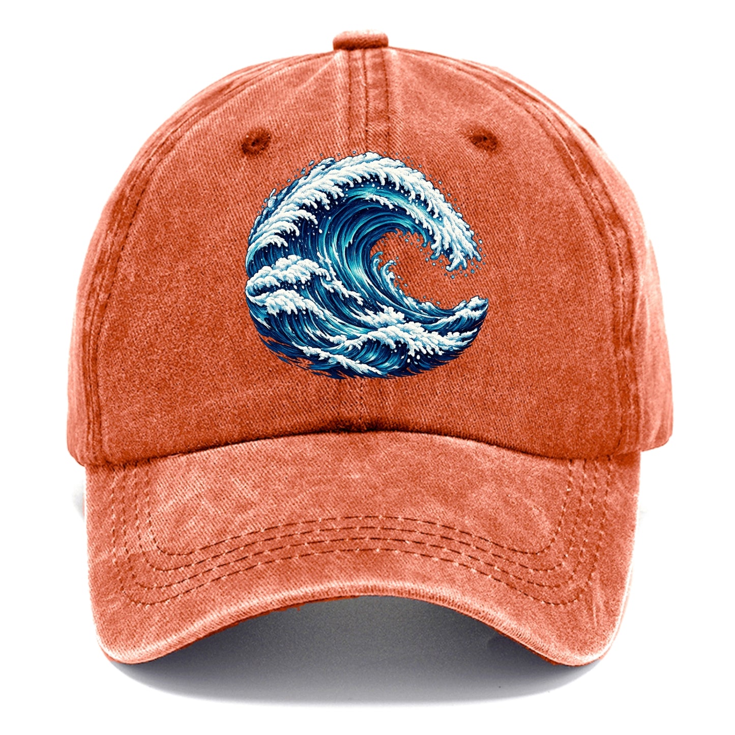 Ocean Wave - Classic Cap - Terracotta Clay(Orange)