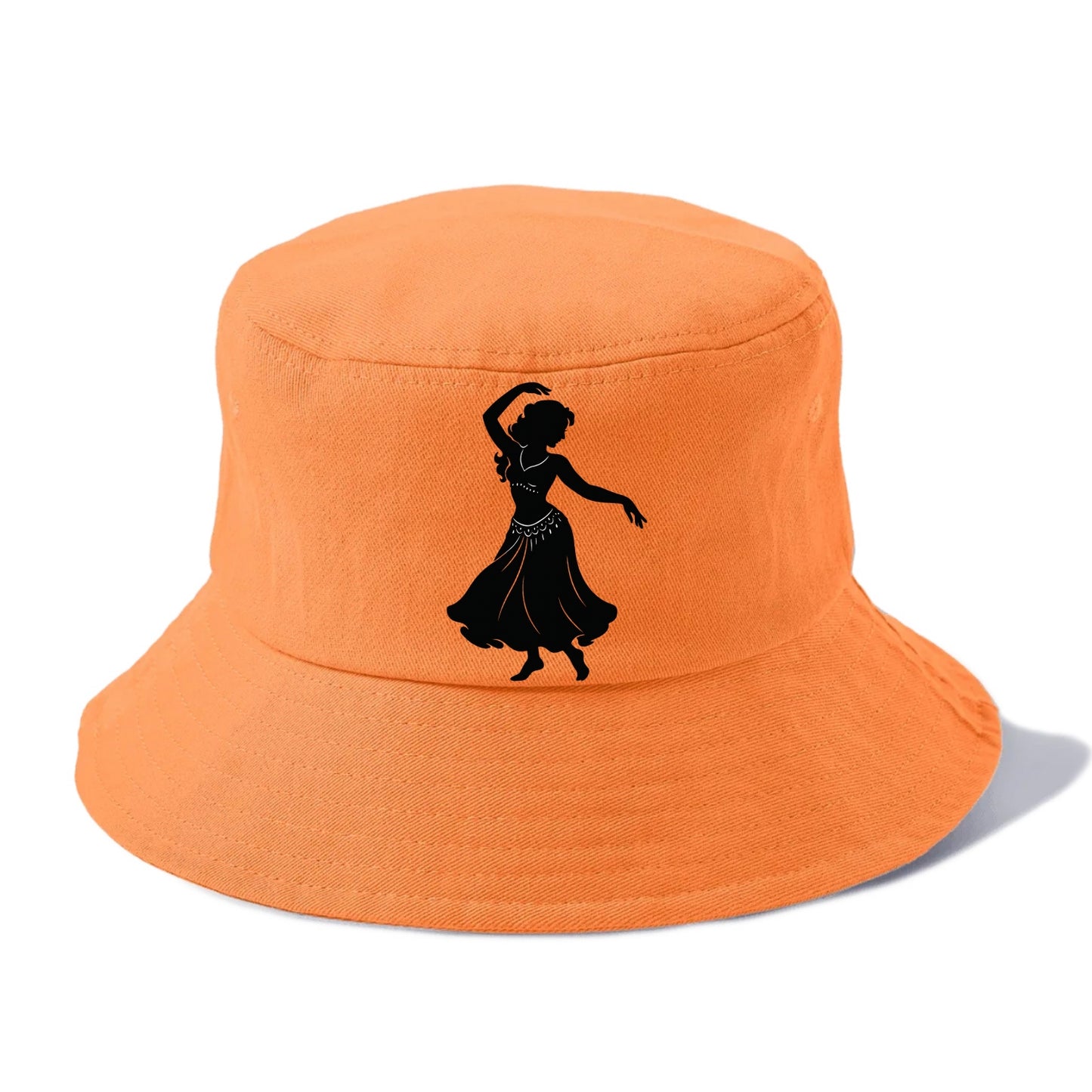 Belly dancer graceful gesture - Bucket Hat - Terracotta Clay(Orange)