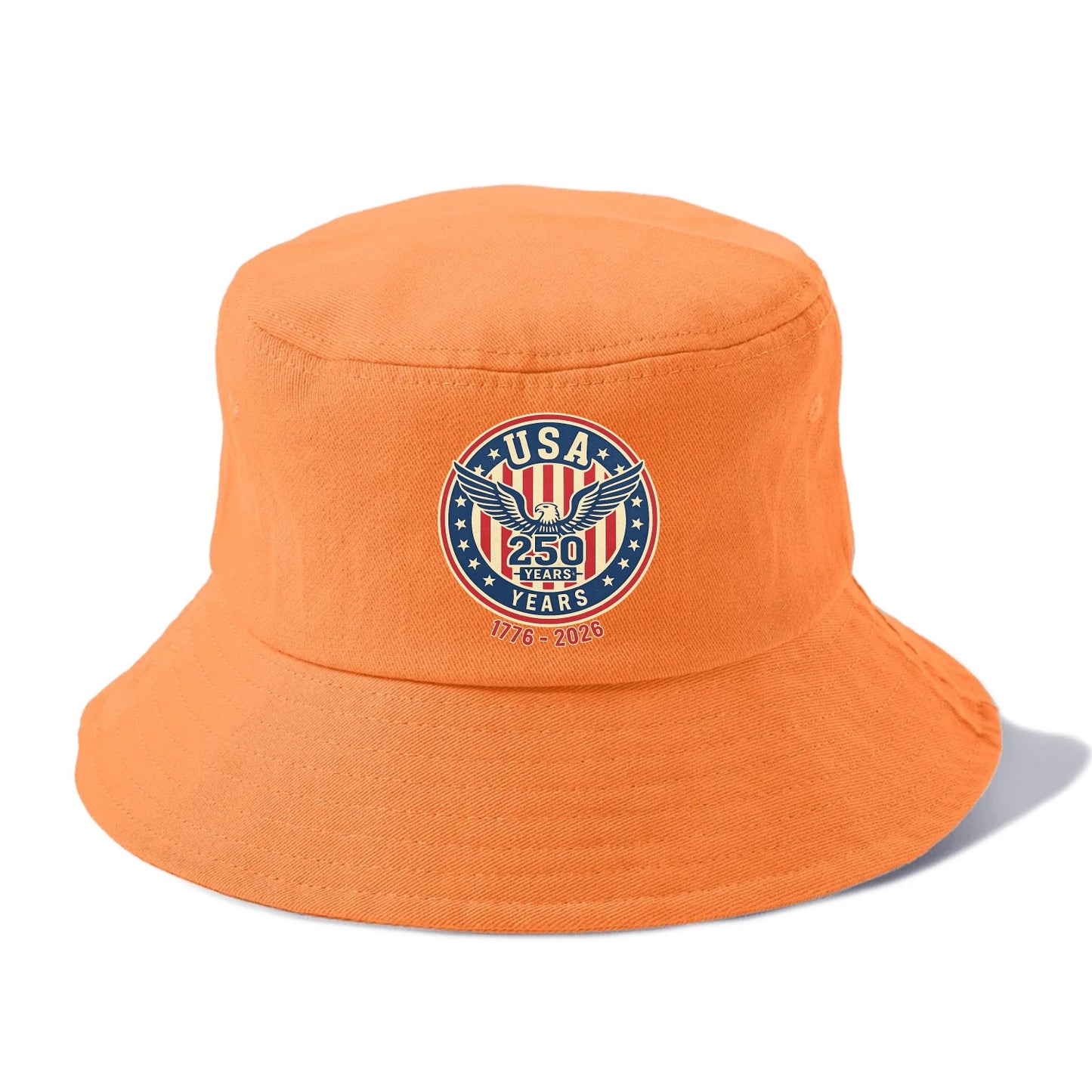 Usa 250 Years Eagle Seal - Bucket Hat - Terracotta Clay(Orange)