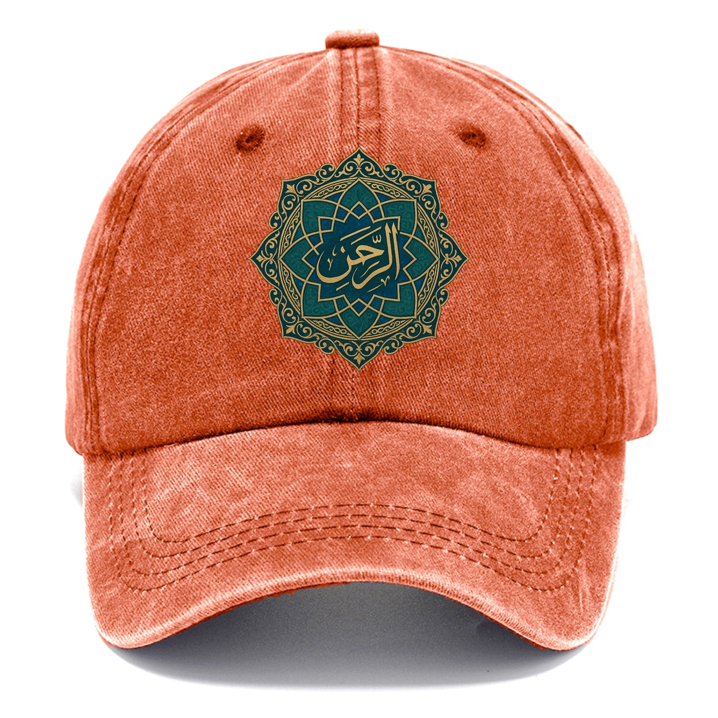 Ar-Rahman Geometric - Classic Cap - Terracotta Clay(Orange)