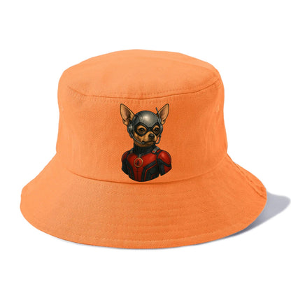 Chihuahua Ant-Man  - Bucket Hat - Terracotta Clay(Orange)