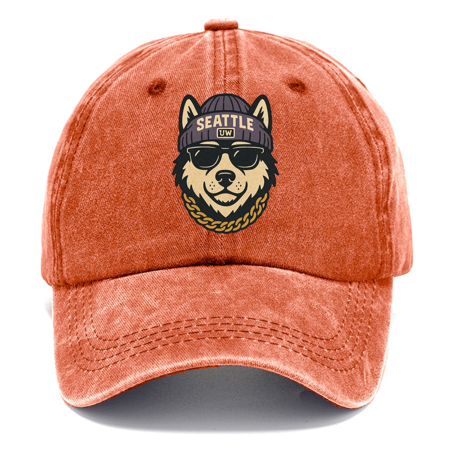Seattle Husky - Classic Cap - Terracotta Clay(Orange)