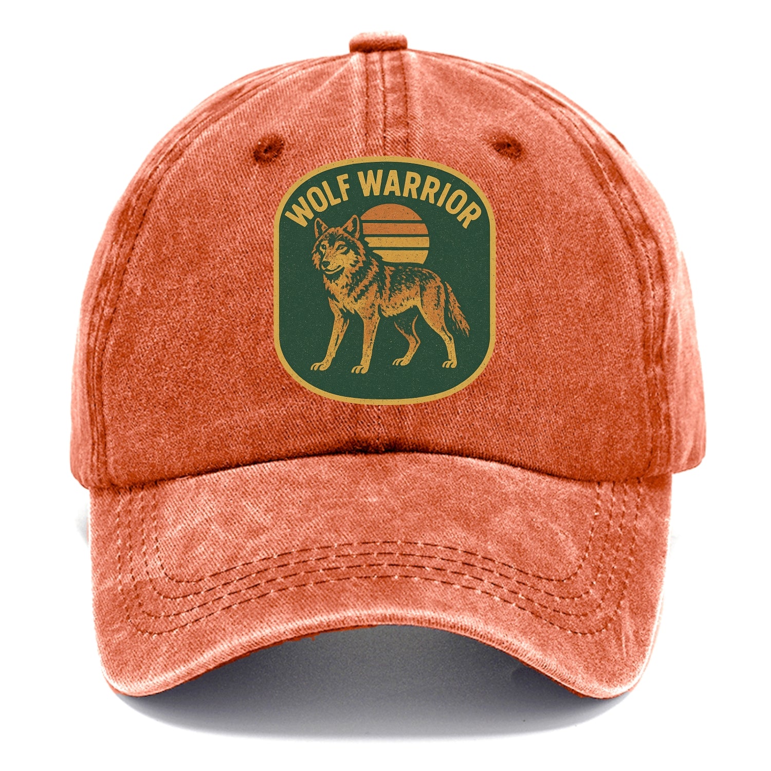 Wolf Warrior  - Classic Cap - Terracotta Clay(Orange)