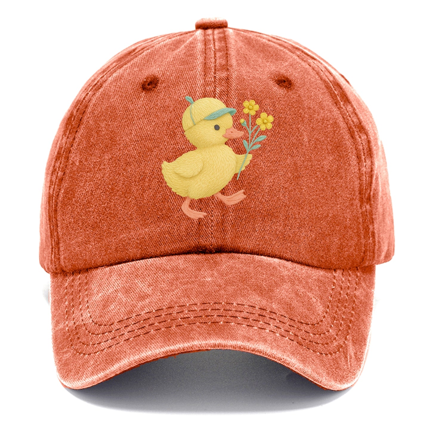 Yellow Duckling - Classic Cap - Terracotta Clay(Orange)
