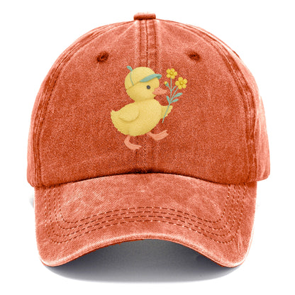 Yellow Duckling - Classic Cap - Terracotta Clay(Orange)