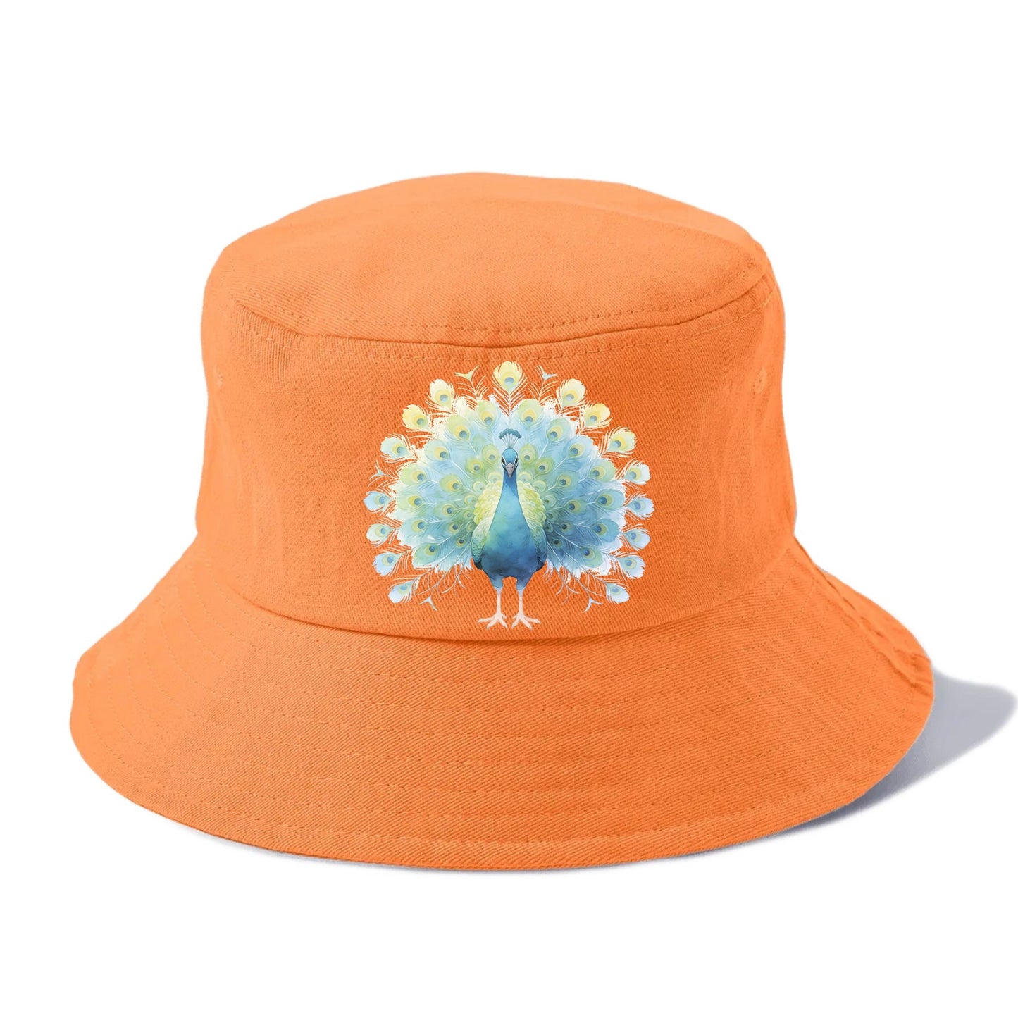 Peacock - Bucket Hat - Terracotta Clay(Orange)